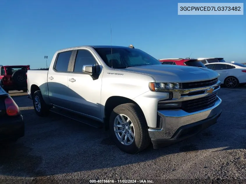 2020 Chevrolet Silverado 1500 2Wd Short Bed Lt VIN: 3GCPWCED7LG373482 Lot: 40756616