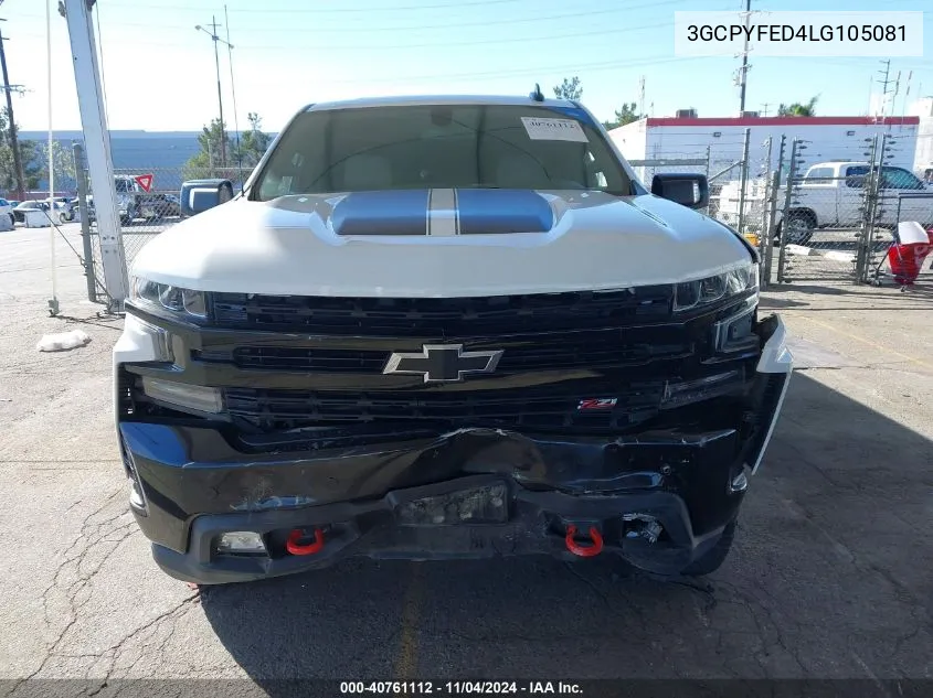 3GCPYFED4LG105081 2020 Chevrolet Silverado 1500 4Wd Short Bed Lt Trail Boss