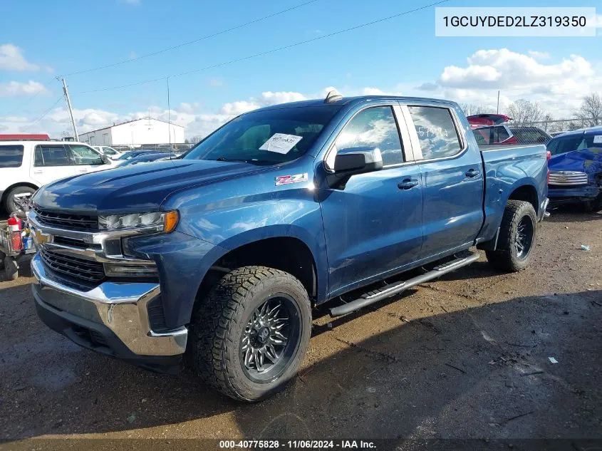 2020 Chevrolet Silverado 1500 4Wd Short Bed Lt VIN: 1GCUYDED2LZ319350 Lot: 40775828