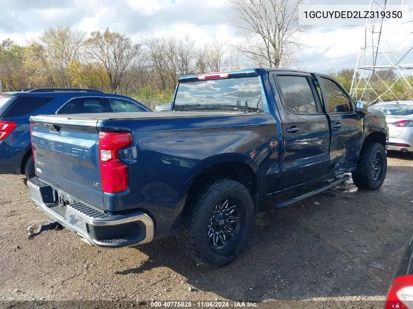 2020 Chevrolet Silverado 1500 4Wd Short Bed Lt VIN: 1GCUYDED2LZ319350 Lot: 40775828