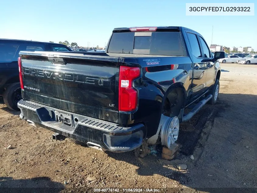 2020 Chevrolet Silverado 1500 4Wd Short Bed Lt Trail Boss VIN: 3GCPYFED7LG293322 Lot: 40776142