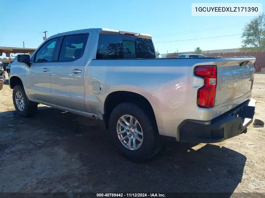 2020 Chevrolet Silverado 1500 4Wd Short Bed Rst VIN: 1GCUYEEDXLZ171390 Lot: 40789442