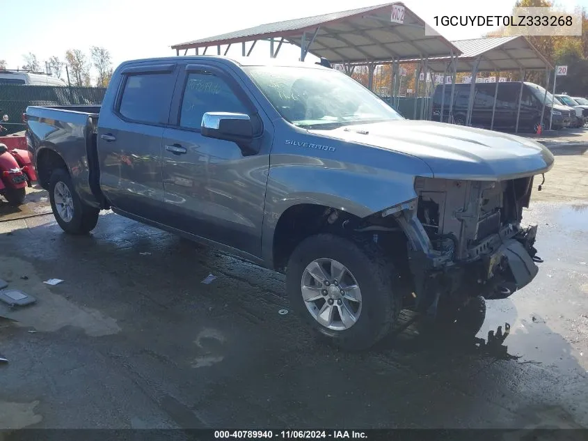 2020 Chevrolet Silverado 1500 4Wd Short Bed Lt VIN: 1GCUYDET0LZ333268 Lot: 40789940