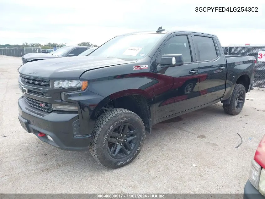 2020 Chevrolet Silverado 1500 4Wd Short Bed Lt Trail Boss VIN: 3GCPYFED4LG254302 Lot: 40800517