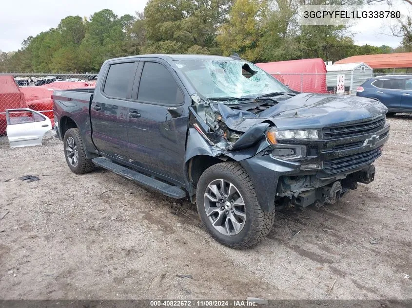 2020 Chevrolet Silverado 1500 4Wd Short Bed Lt Trail Boss VIN: 3GCPYFEL1LG338780 Lot: 40822672