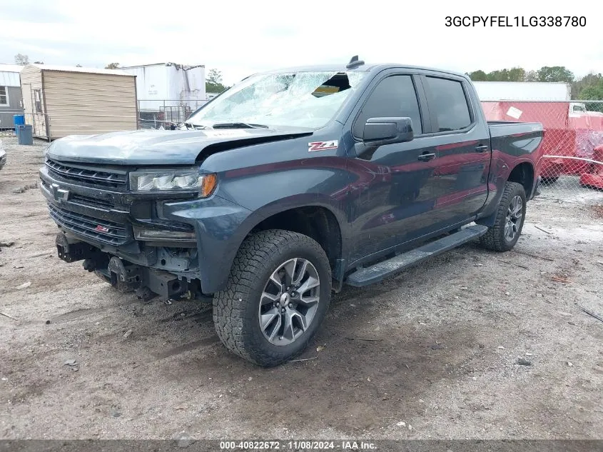 2020 Chevrolet Silverado 1500 4Wd Short Bed Lt Trail Boss VIN: 3GCPYFEL1LG338780 Lot: 40822672