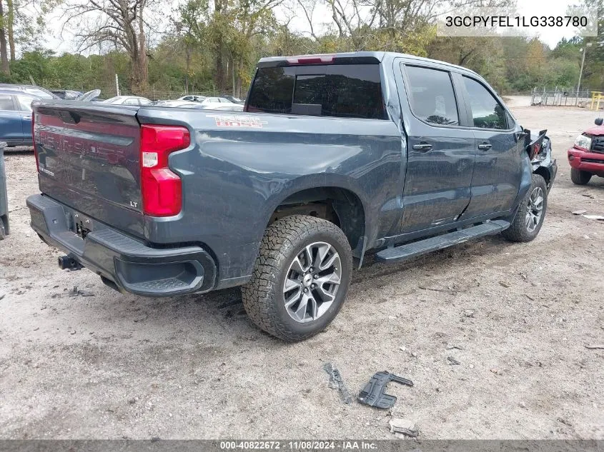 2020 Chevrolet Silverado 1500 4Wd Short Bed Lt Trail Boss VIN: 3GCPYFEL1LG338780 Lot: 40822672