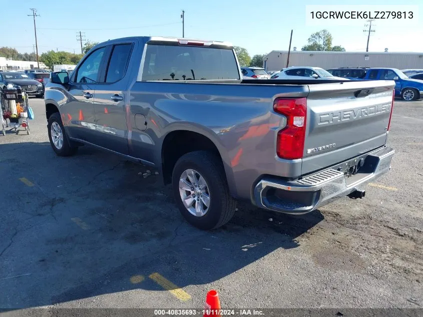 2020 Chevrolet Silverado 1500 2Wd Standard Bed Lt VIN: 1GCRWCEK6LZ279813 Lot: 40835693