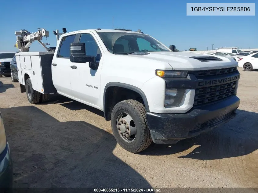 2020 Chevrolet Silverado 3500Hd Chassis Work Truck VIN: 1GB4YSEY5LF285806 Lot: 40855213