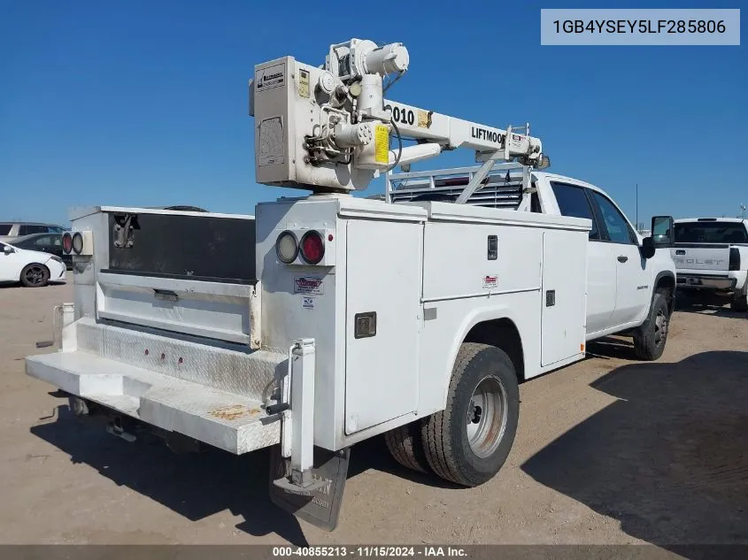 2020 Chevrolet Silverado 3500Hd Chassis Work Truck VIN: 1GB4YSEY5LF285806 Lot: 40855213