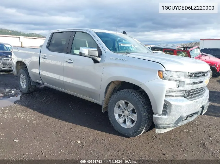 2020 Chevrolet Silverado 1500 4Wd Standard Bed Lt VIN: 1GCUYDED6LZ220000 Lot: 40856743