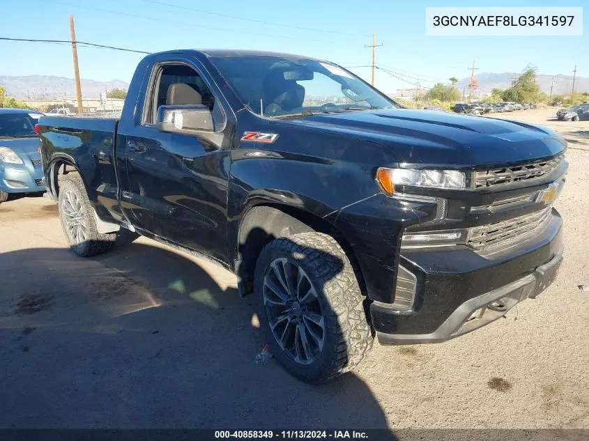 2020 Chevrolet Silverado 1500 4Wd Long Bed Wt VIN: 3GCNYAEF8LG341597 Lot: 40858349