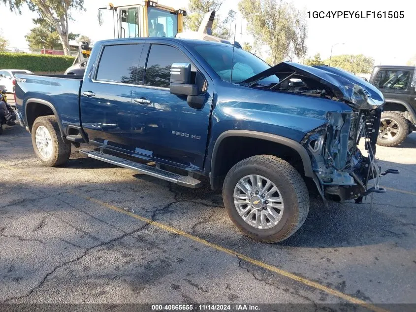 2020 Chevrolet Silverado 2500Hd 4Wd Standard Bed Ltz VIN: 1GC4YPEY6LF161505 Lot: 40865655