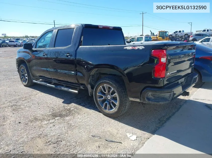 2020 Chevrolet Silverado 1500 4Wd Short Bed Rst VIN: 3GCPYEEK5LG132590 Lot: 40883256