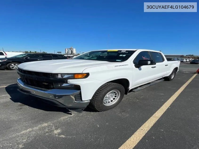 2020 Chevrolet Silverado K1500 VIN: 3GCUYAEF4LG104679 Lot: 40887160