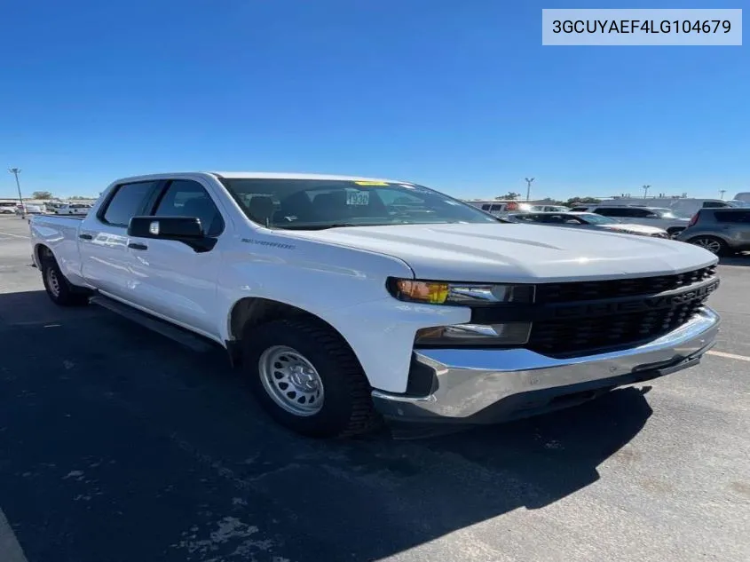 2020 Chevrolet Silverado K1500 VIN: 3GCUYAEF4LG104679 Lot: 40887160