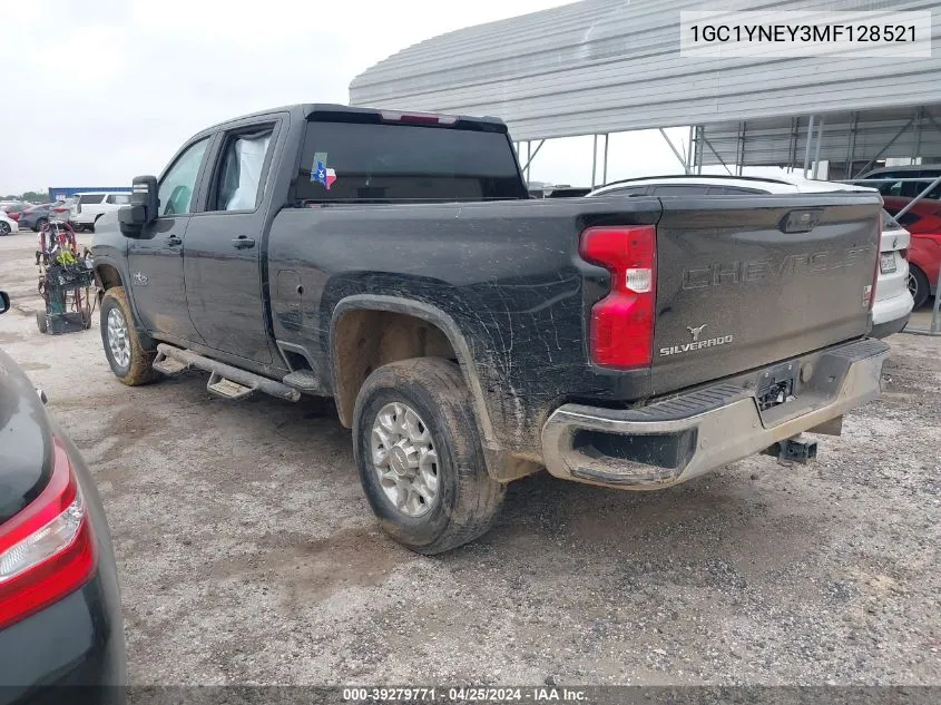 2021 Chevrolet Silverado 2500Hd 4Wd Standard Bed Lt VIN: 1GC1YNEY3MF128521 Lot: 39279771