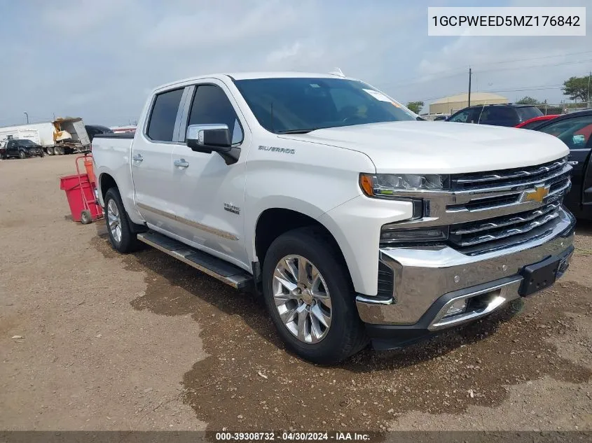 1GCPWEED5MZ176842 2021 Chevrolet Silverado 1500