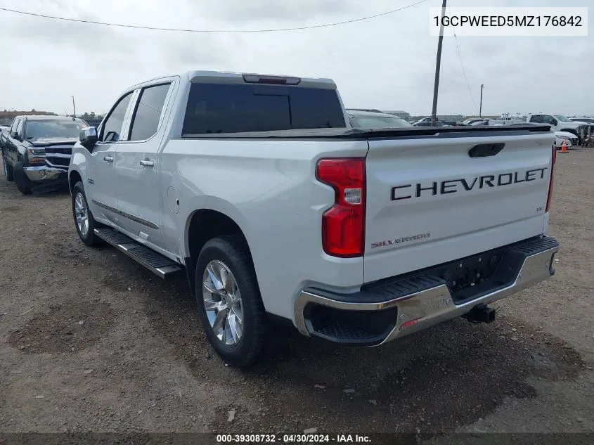 1GCPWEED5MZ176842 2021 Chevrolet Silverado 1500