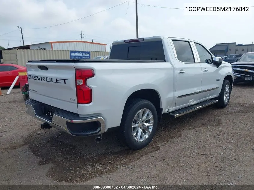 1GCPWEED5MZ176842 2021 Chevrolet Silverado 1500