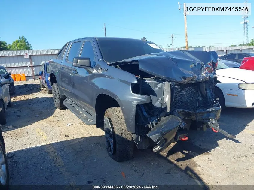 2021 Chevrolet Silverado 1500 4Wd Short Bed Lt Trail Boss VIN: 1GCPYFEDXMZ445546 Lot: 39334436