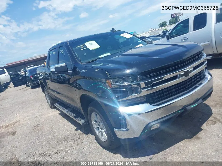 3GCPWCED9MG365725 2021 Chevrolet Silverado 1500 2Wd Short Bed Lt