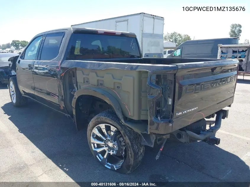 1GCPWCED1MZ135676 2021 Chevrolet Silverado 1500 2Wd Short Bed Lt