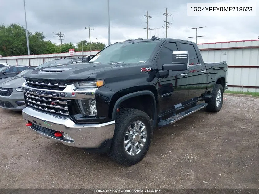 2021 Chevrolet Silverado 2500Hd 4Wd Standard Bed Ltz VIN: 1GC4YPEY0MF218623 Lot: 40272972