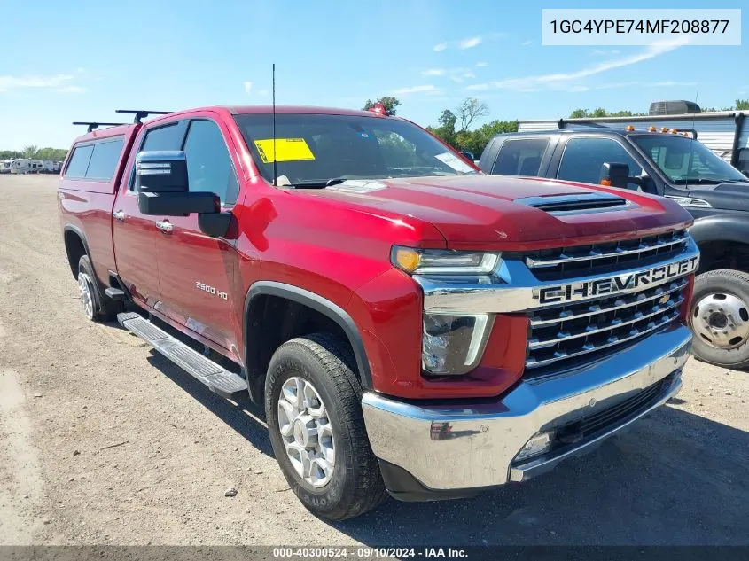 2021 Chevrolet Silverado 2500Hd 4Wd Long Bed Ltz VIN: 1GC4YPE74MF208877 Lot: 40300524