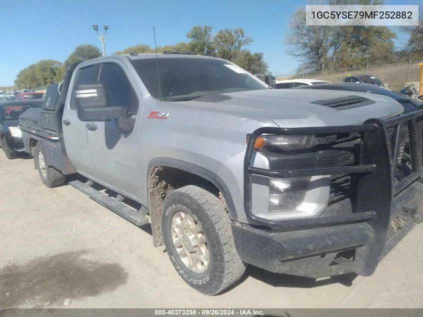 2021 Chevrolet Silverado VIN: 1GC5YSE79MF252882 Lot: 40373258