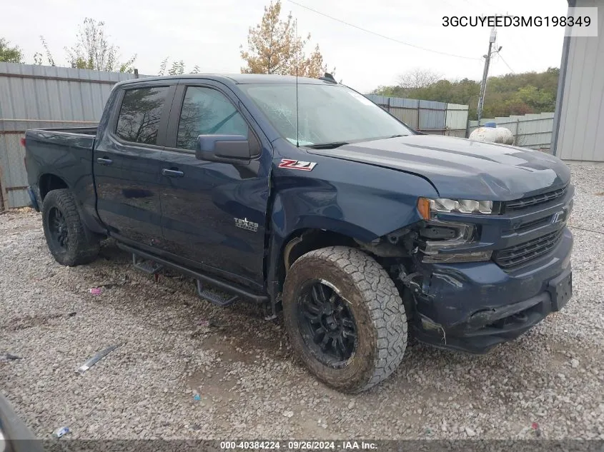 3GCUYEED3MG198349 2021 Chevrolet Silverado 1500 K1500 Rst