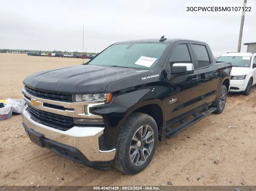 2021 Chevrolet Silverado VIN: 3GCPWCEB5MG107122 Lot: 40401429