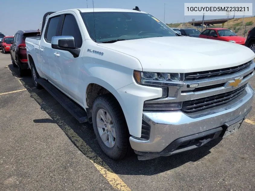 2021 Chevrolet Silverado 1500 4Wd Standard Bed Lt VIN: 1GCUYDED5MZ233211 Lot: 40417919