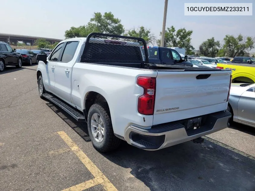 2021 Chevrolet Silverado 1500 4Wd Standard Bed Lt VIN: 1GCUYDED5MZ233211 Lot: 40417919