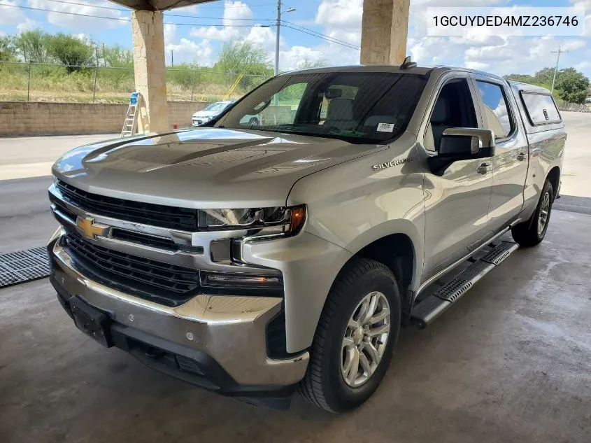 2021 Chevrolet Silverado K1500 Lt VIN: 1GCUYDED4MZ236746 Lot: 40444810