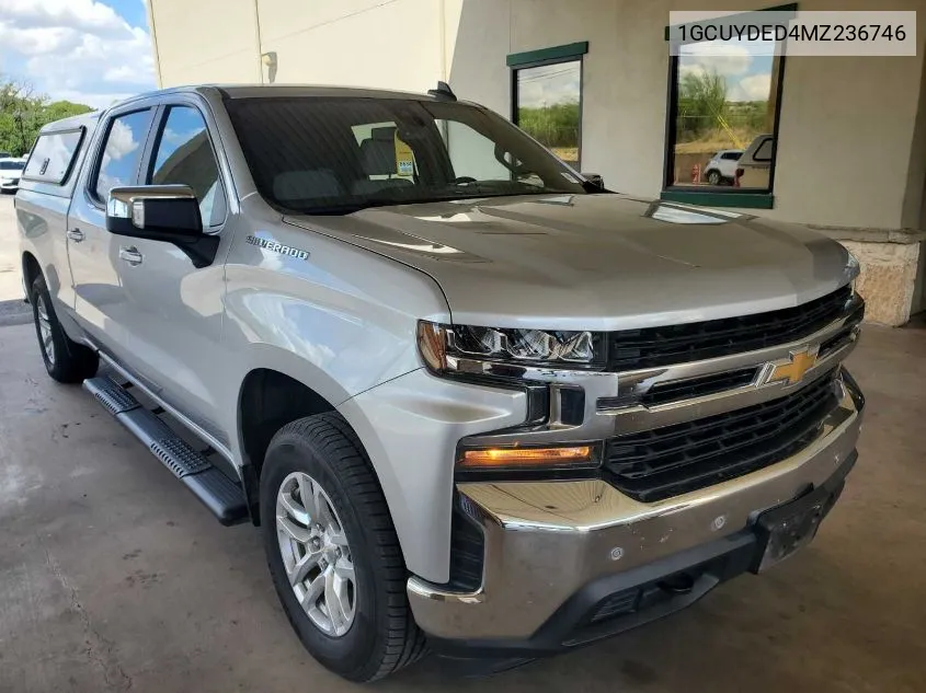 2021 Chevrolet Silverado K1500 Lt VIN: 1GCUYDED4MZ236746 Lot: 40444810