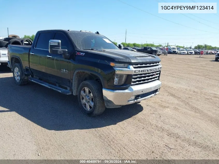 2021 Chevrolet Silverado K2500 Heavy Duty Ltz VIN: 1GC4YPEY9MF123414 Lot: 40459791