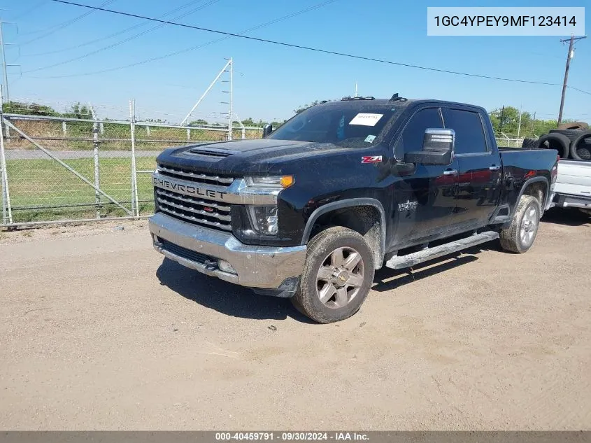 2021 Chevrolet Silverado K2500 Heavy Duty Ltz VIN: 1GC4YPEY9MF123414 Lot: 40459791