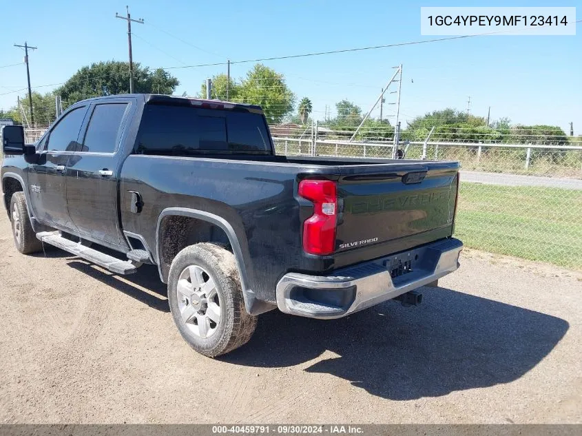 2021 Chevrolet Silverado K2500 Heavy Duty Ltz VIN: 1GC4YPEY9MF123414 Lot: 40459791