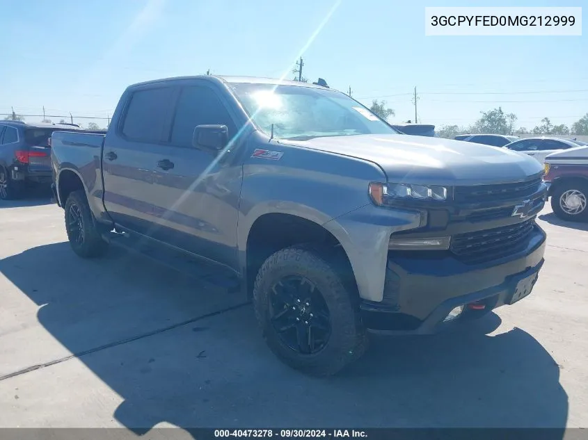 2021 Chevrolet Silverado 1500 VIN: 3GCPYFED0MG212999 Lot: 40473278