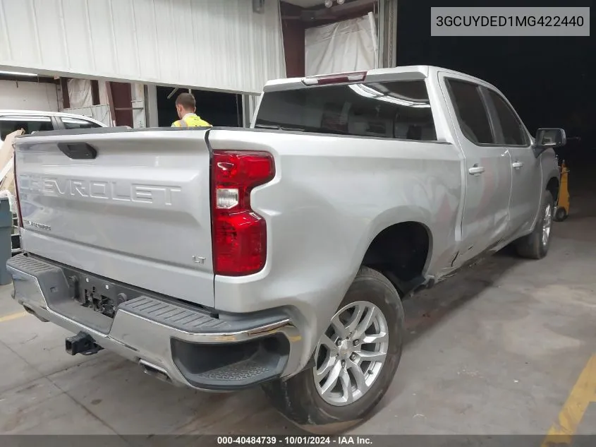 3GCUYDED1MG422440 2021 Chevrolet Silverado K1500 Lt