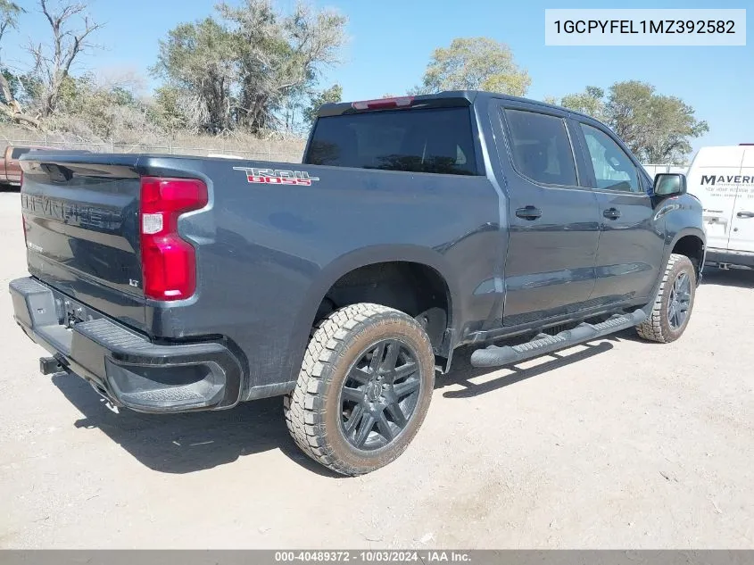 2021 Chevrolet Silverado 1500 4Wd Short Bed Lt Trail Boss VIN: 1GCPYFEL1MZ392582 Lot: 40489372