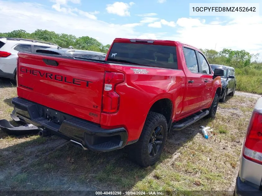 2021 Chevrolet Silverado 1500 4Wd Short Bed Lt Trail Boss VIN: 1GCPYFED8MZ452642 Lot: 40493298