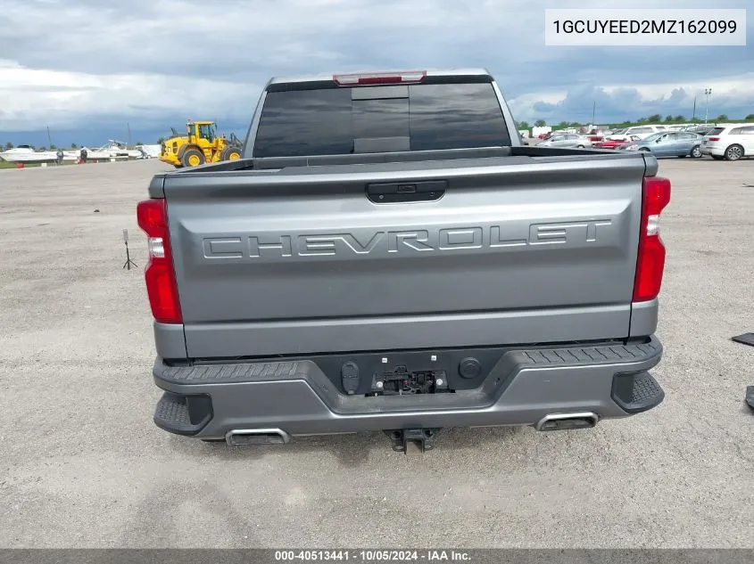 2021 Chevrolet Silverado K1500 Rst VIN: 1GCUYEED2MZ162099 Lot: 40513441