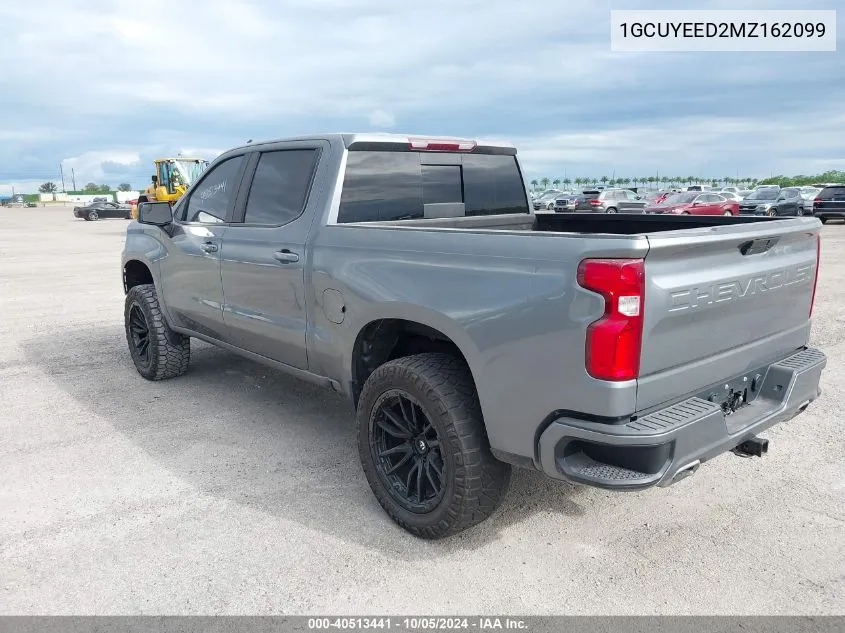 2021 Chevrolet Silverado K1500 Rst VIN: 1GCUYEED2MZ162099 Lot: 40513441