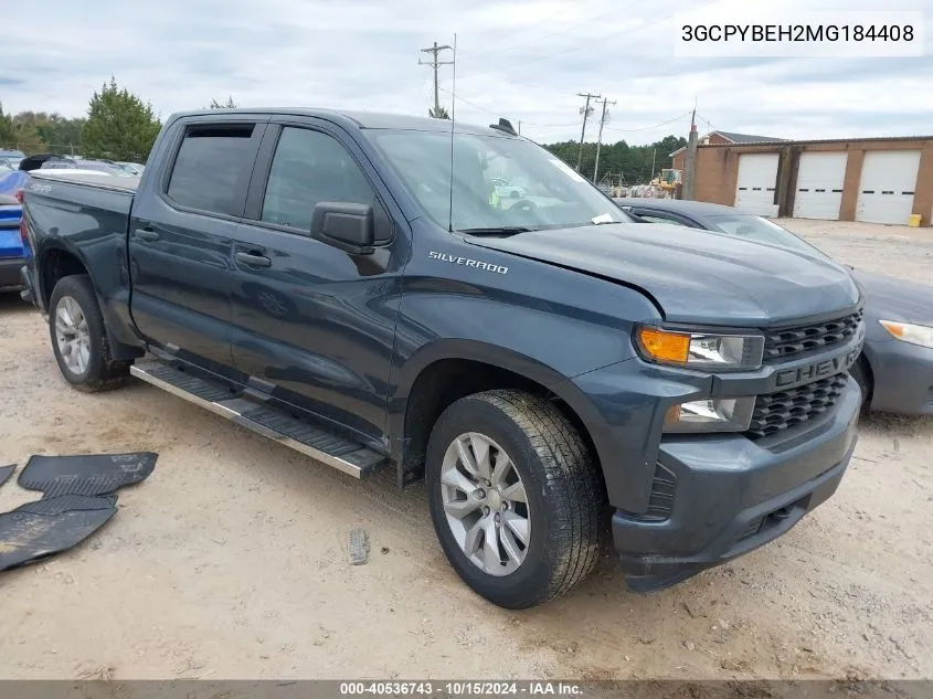 2021 Chevrolet Silverado 1500 4Wd Short Bed Custom VIN: 3GCPYBEH2MG184408 Lot: 40536743