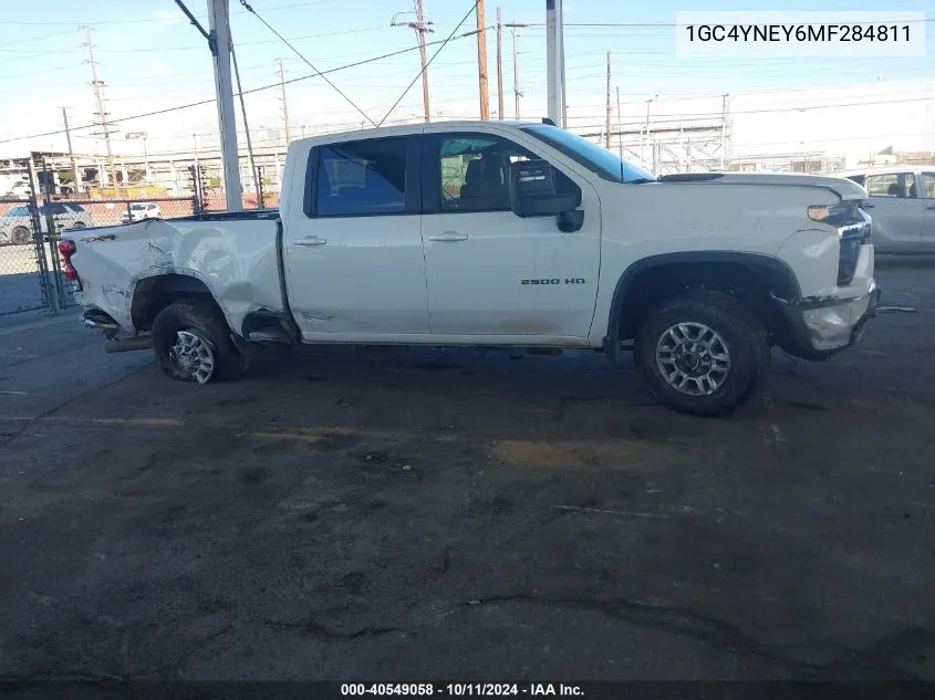 2021 Chevrolet Silverado K2500 Heavy Duty Lt VIN: 1GC4YNEY6MF284811 Lot: 40549058