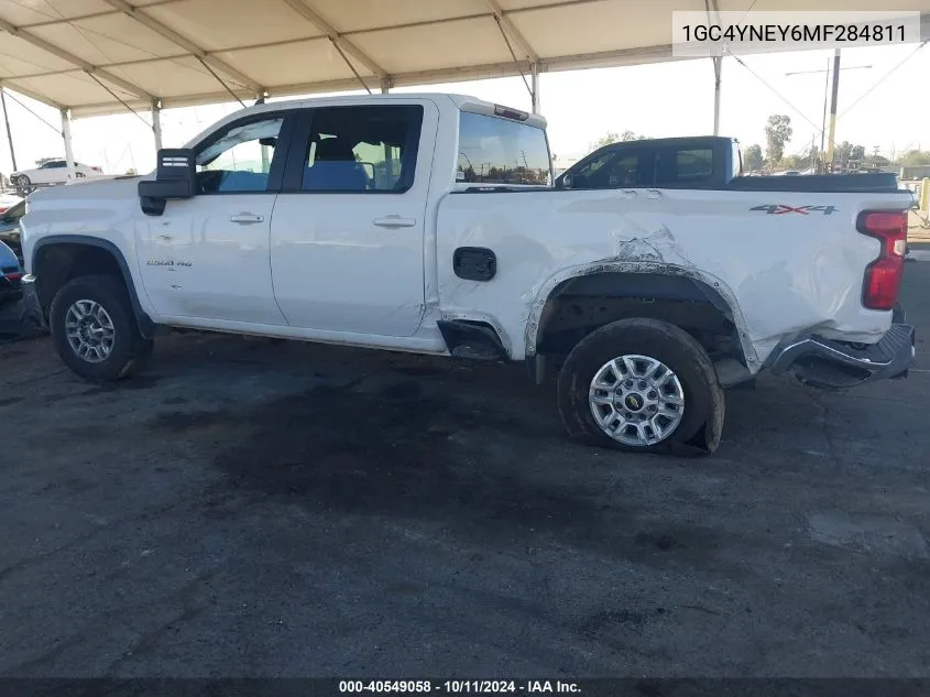 2021 Chevrolet Silverado K2500 Heavy Duty Lt VIN: 1GC4YNEY6MF284811 Lot: 40549058