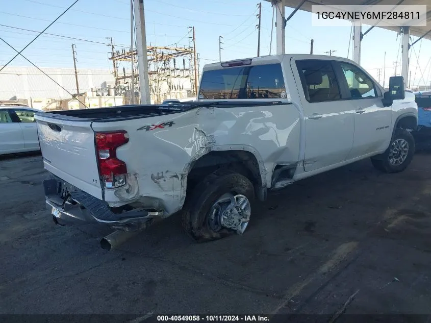 2021 Chevrolet Silverado K2500 Heavy Duty Lt VIN: 1GC4YNEY6MF284811 Lot: 40549058