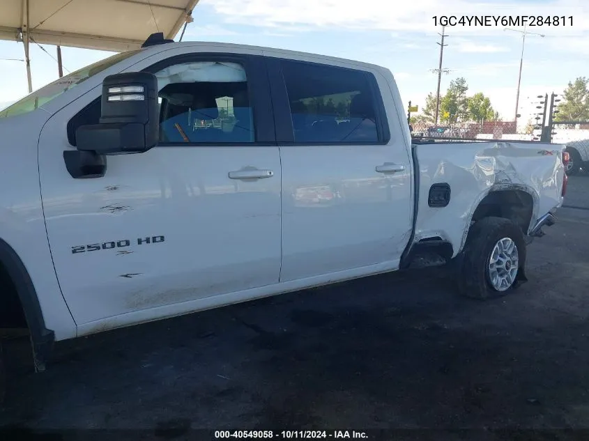 2021 Chevrolet Silverado K2500 Heavy Duty Lt VIN: 1GC4YNEY6MF284811 Lot: 40549058